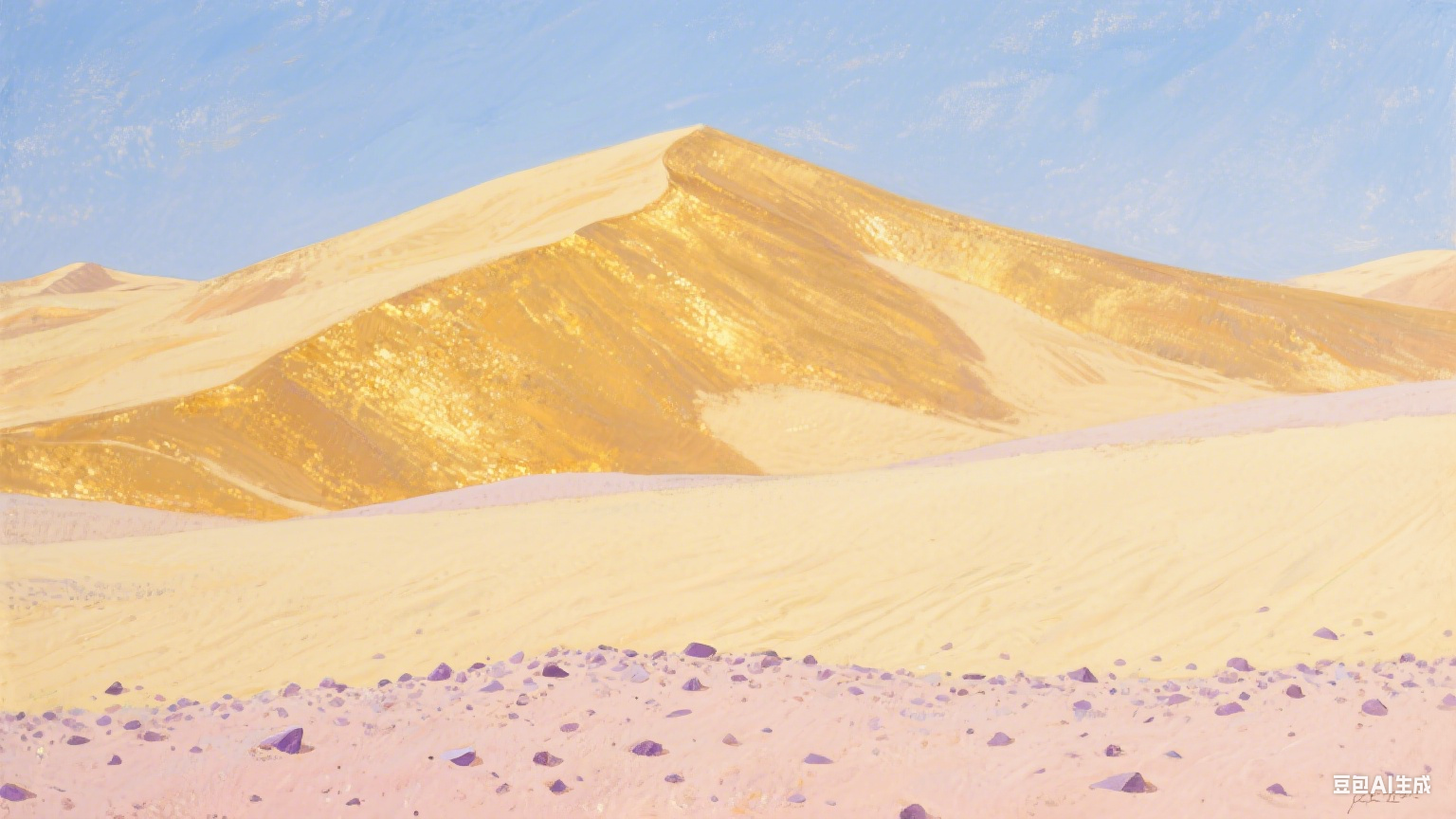 踩在沙丘上，风都变得温柔啦