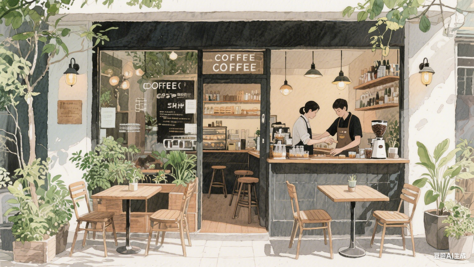 街角那间咖啡店，藏着城市的温柔褶皱