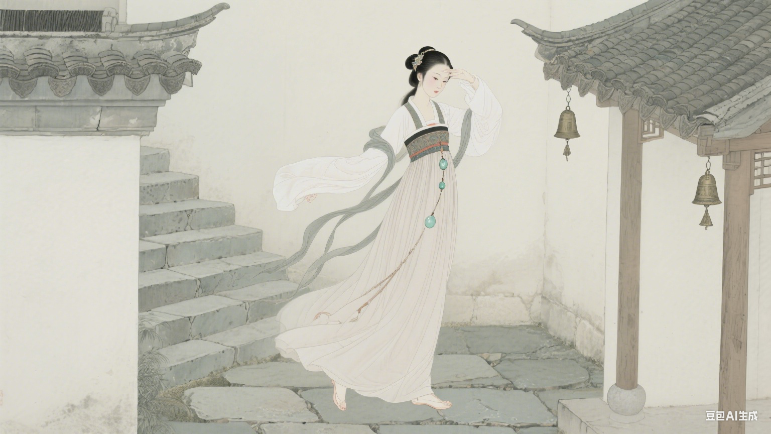 青衿曳露:先秦淑女步态里的千年风雅