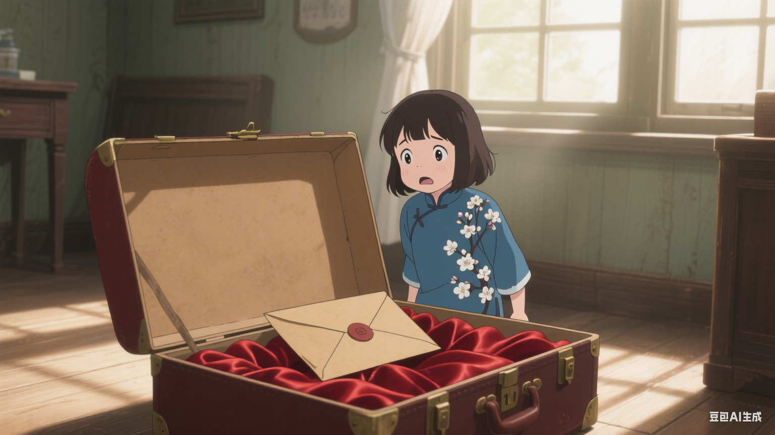 老樟木箱里的时光碎片