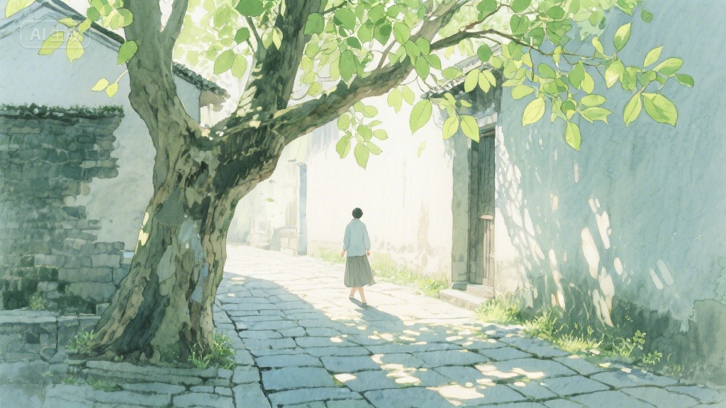 梧桐叶上的时光信笺