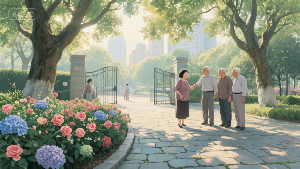 城市公园里的生活印记