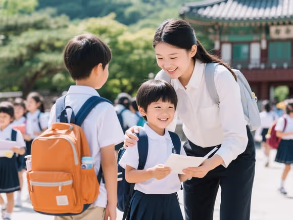 韩国留学怎么能带孩子上学