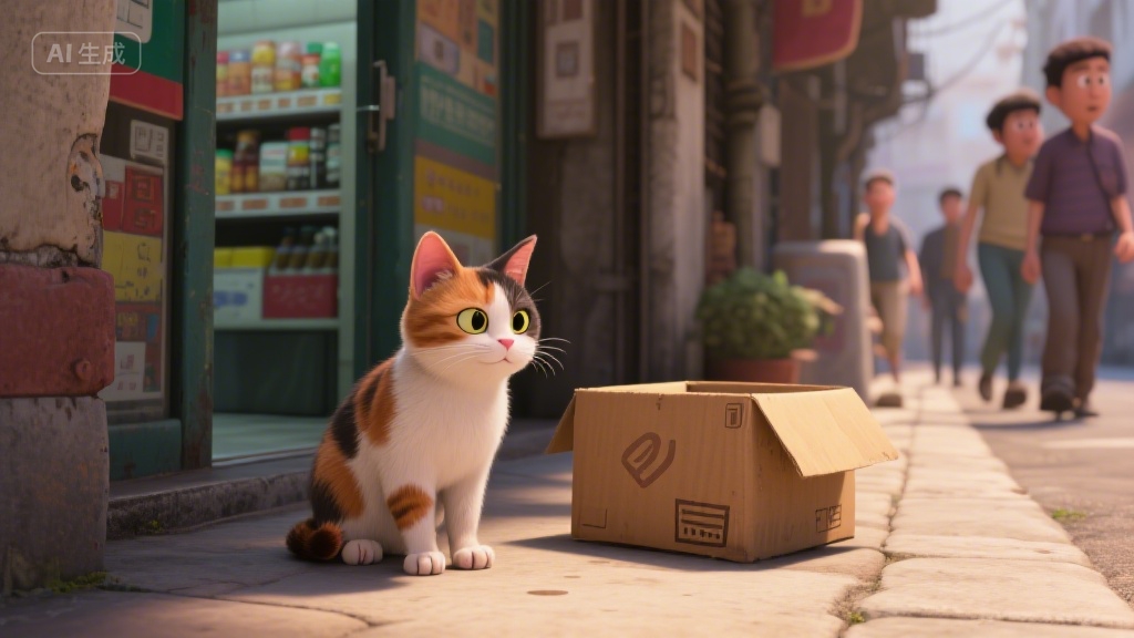 巷口那只三花猫，藏着城市最软的秘密