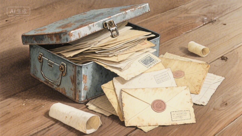 旧书信里的时光褶皱