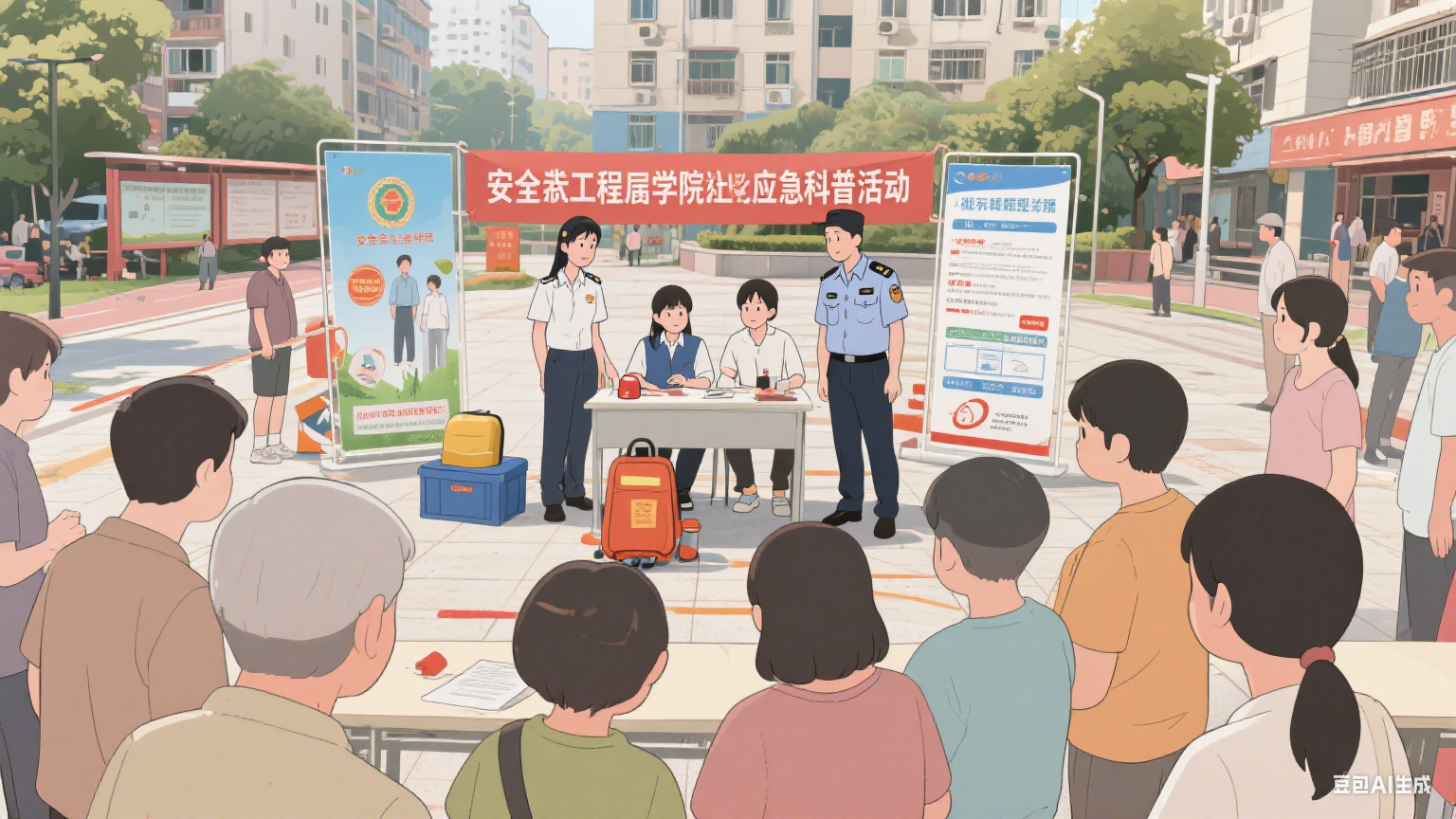 公共服务|应急科普进社区 临港文理学院演练覆盖 5 个街道