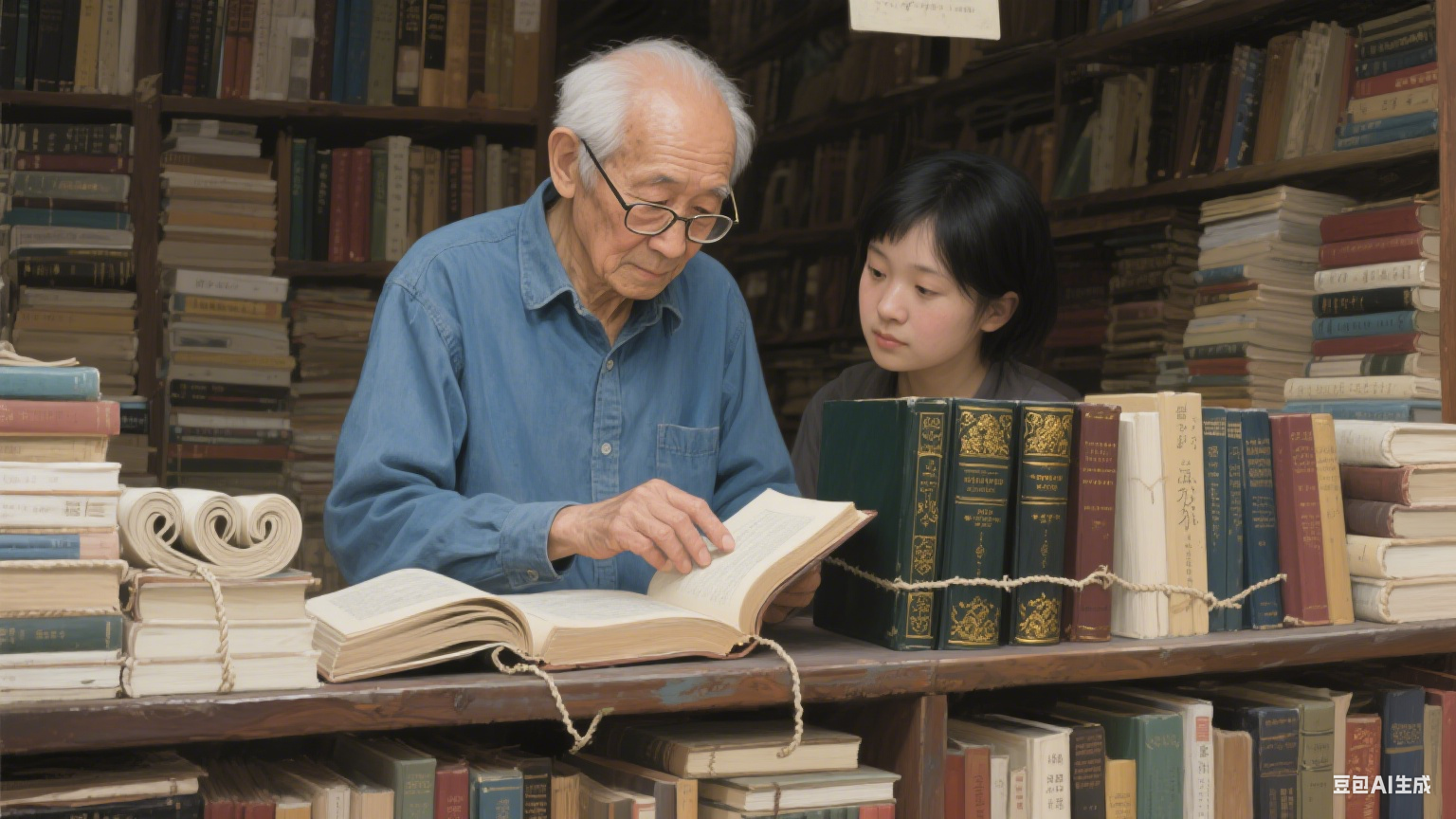 旧书店里的时光褶皱