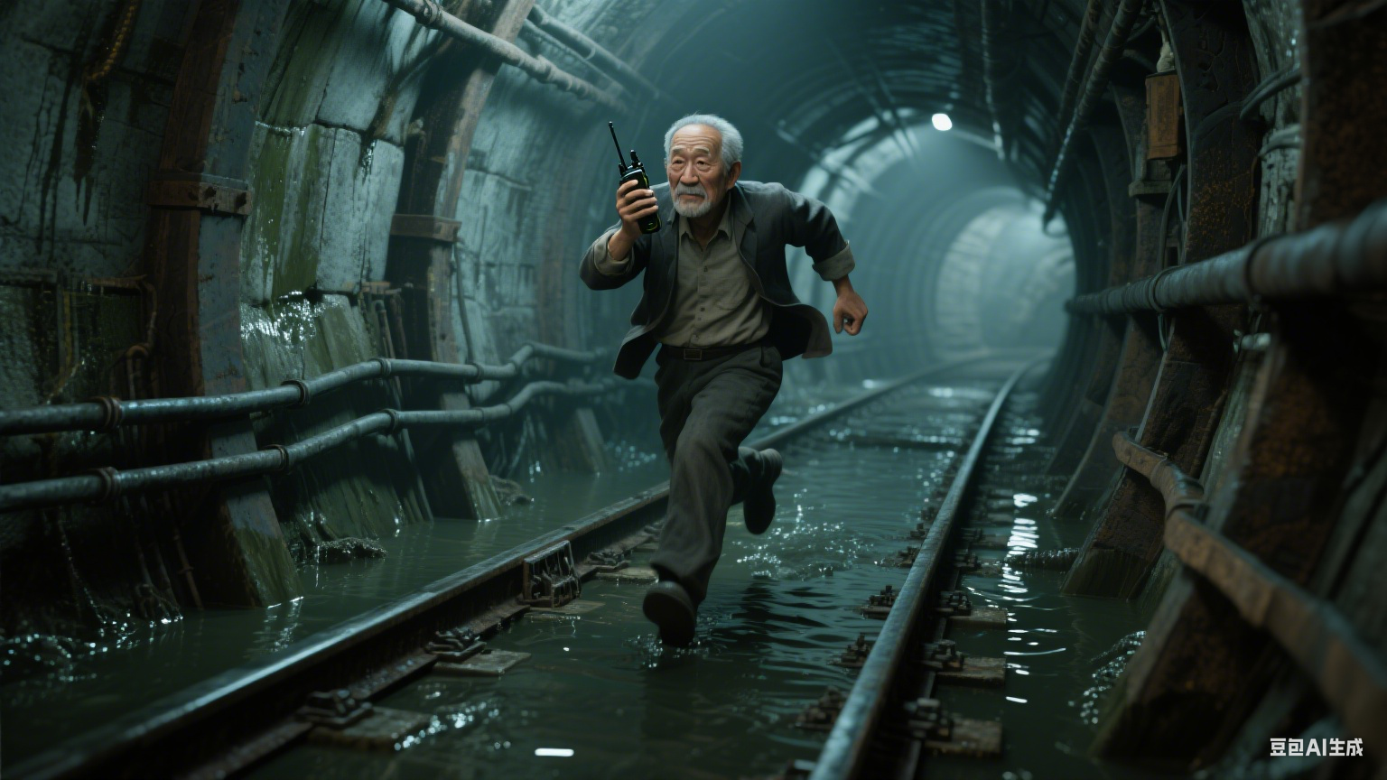 矿井下的 “水卫士”：老王与排水系统的日夜守护