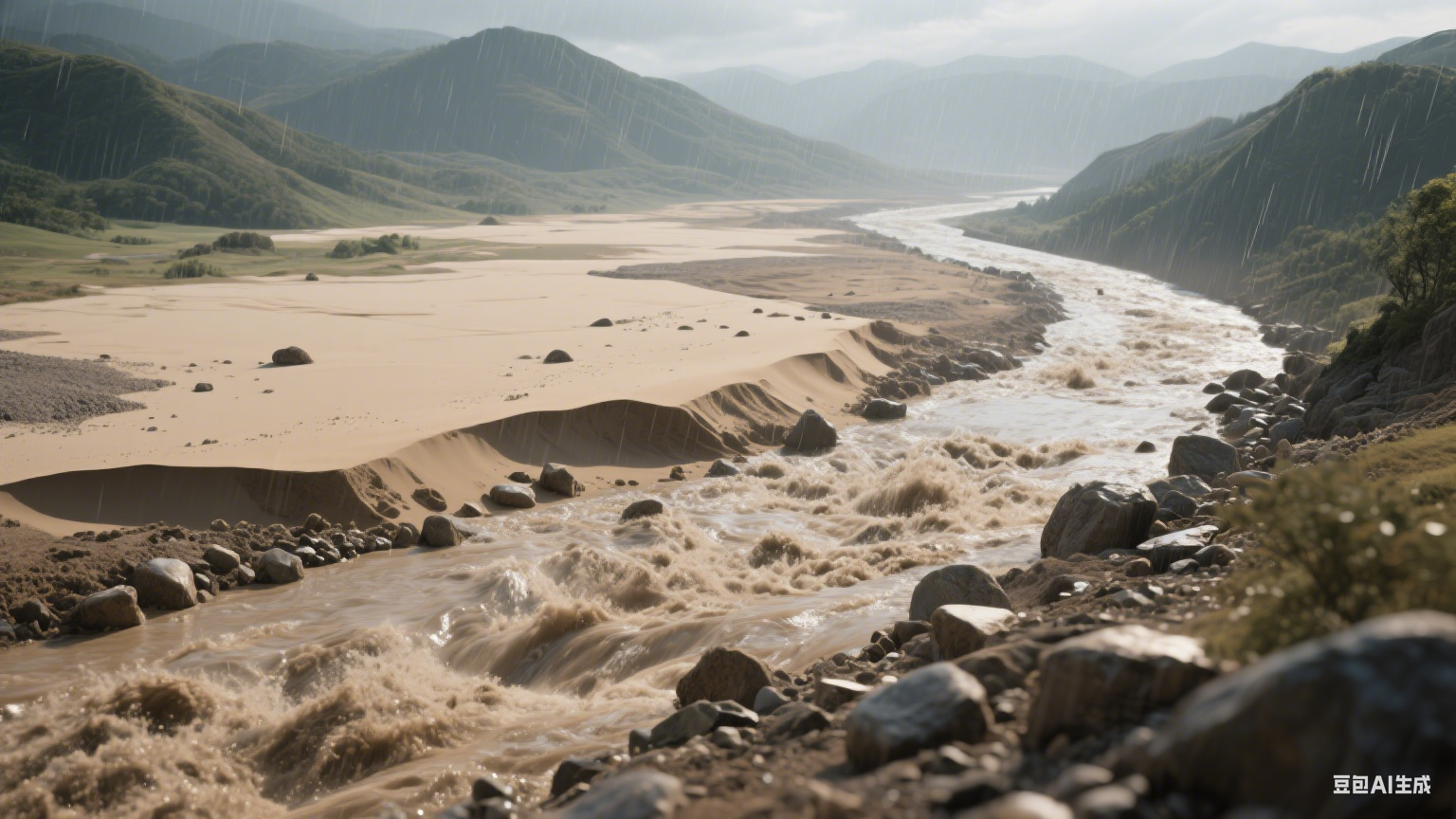 冲积平原:大自然的 “泥沙快递站” 与地球的 “平坦乐园”