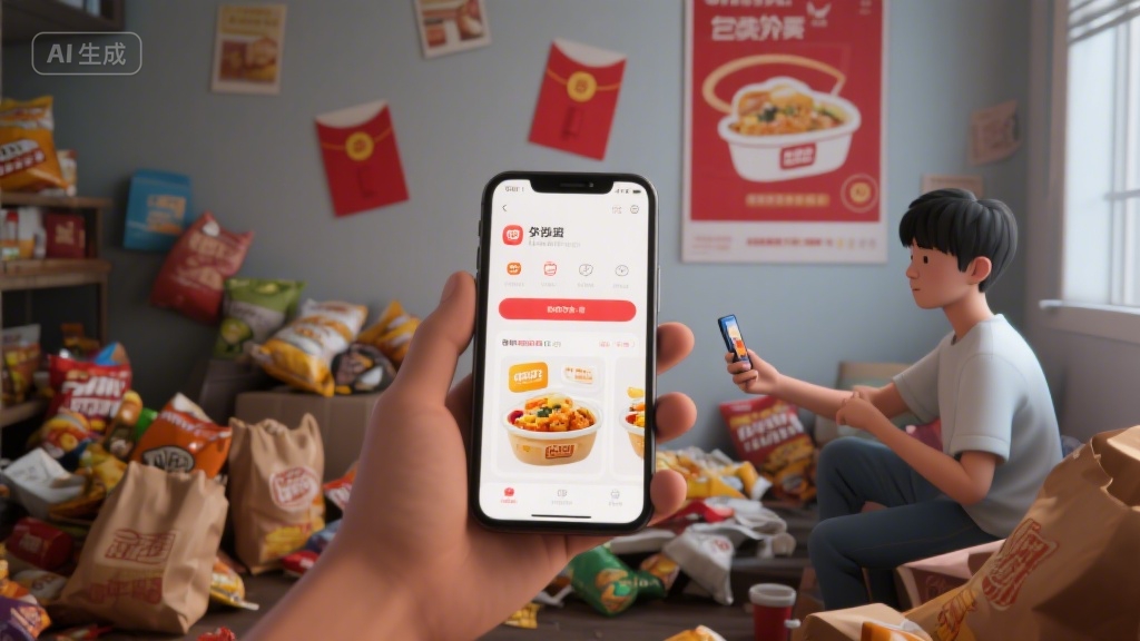 当代年轻人的外卖生存法则：在红包与饥饿间反复横跳