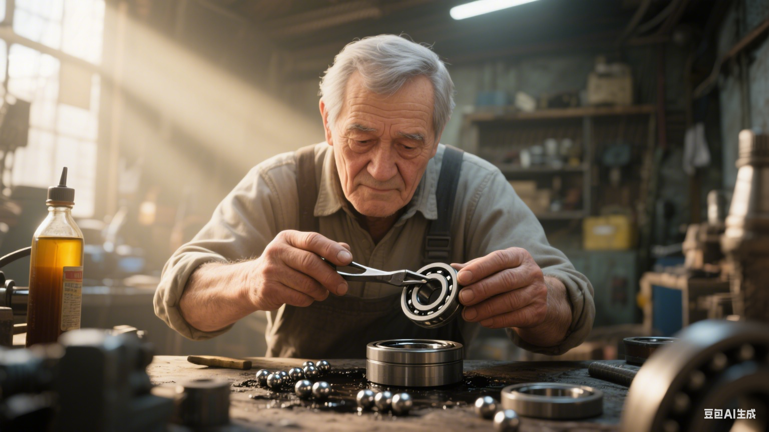 转动时光的轴承：老工匠李师傅与那些藏在机器里的生命力