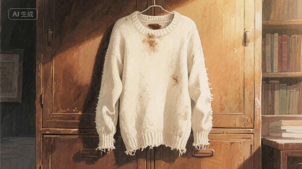 旧毛衣里的时光褶皱