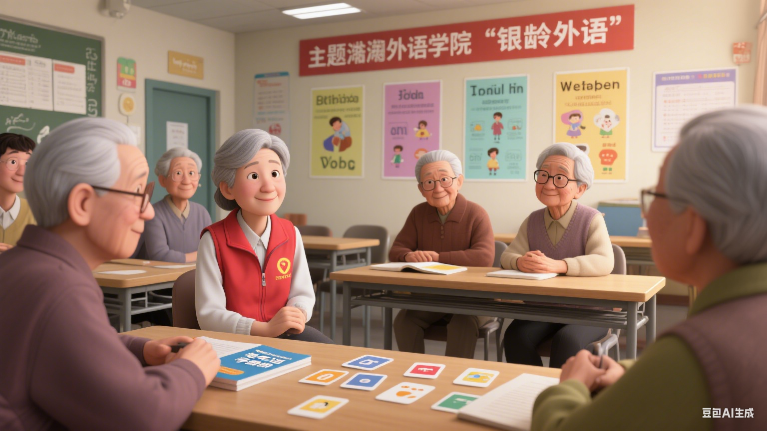 临港外国语学院开展 “外语公益助老” 行动 帮助 200 余名老人跨越语言障碍