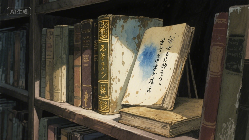 旧书里的时光褶皱