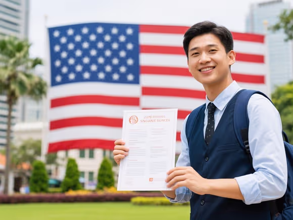 在美国怎么去新加坡留学