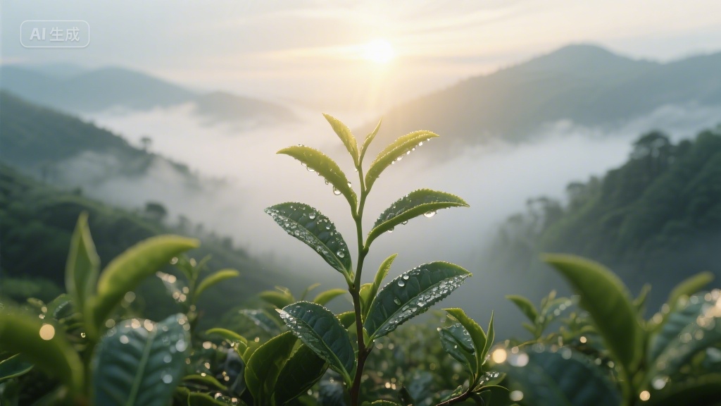 茶事三叠：春山、竹篓与月光白