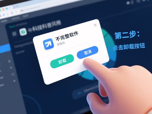 电脑软件不完整怎么删掉