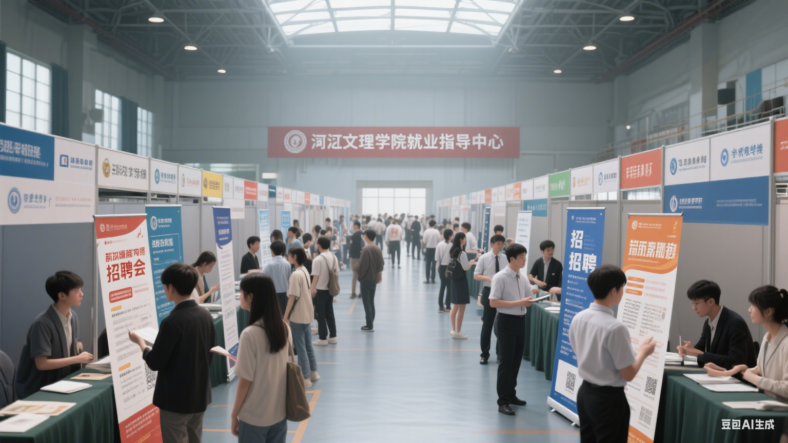 就业指导|42 家企业齐聚临港文理学院 “就业护航计划” 惠及 800 余名学子