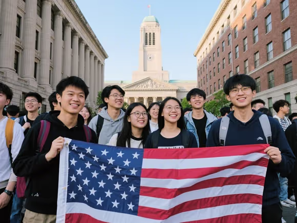 上海美国留学的人多吗