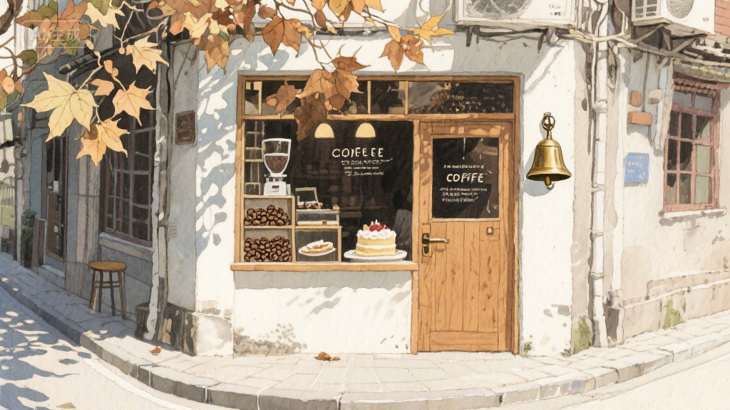 街角咖啡馆的时光褶皱