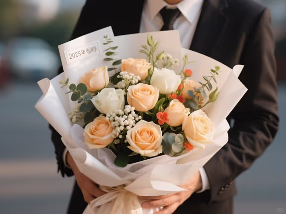 求婚花束送什么花