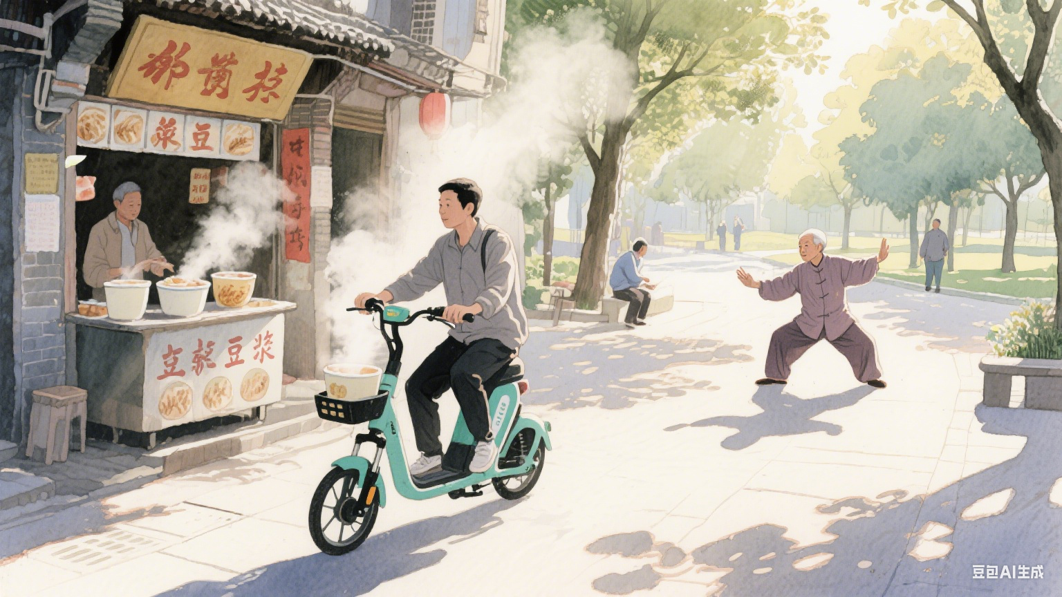 街巷间的流动暖意：共享出行里的生活诗篇