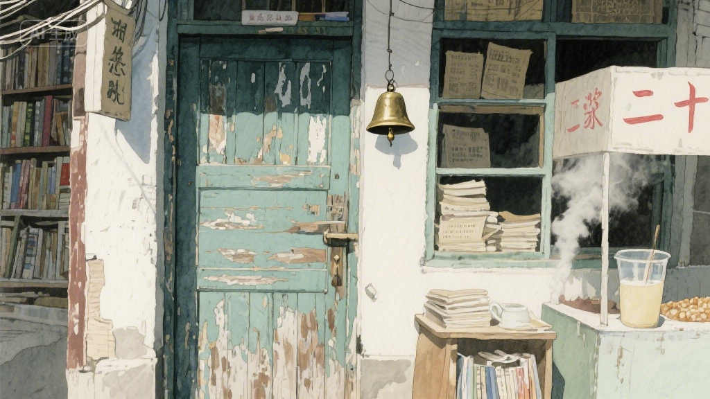 巷子里的旧书店，藏着时光的温柔褶皱