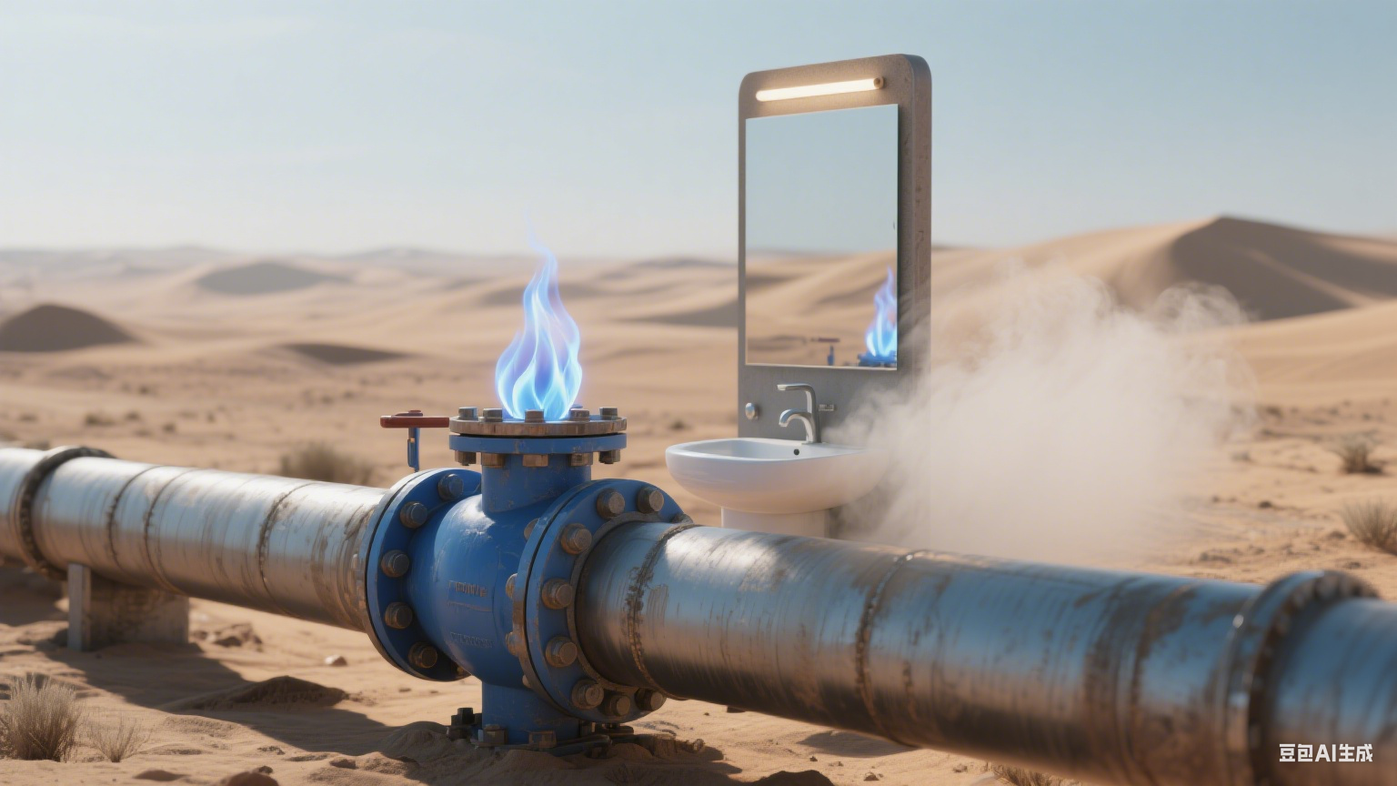 钢铁脉络里的蓝色呼吸