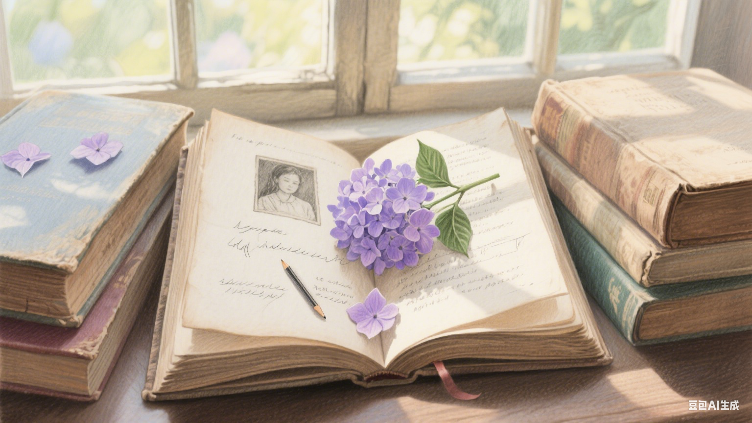 旧书褶皱里的时光褶皱