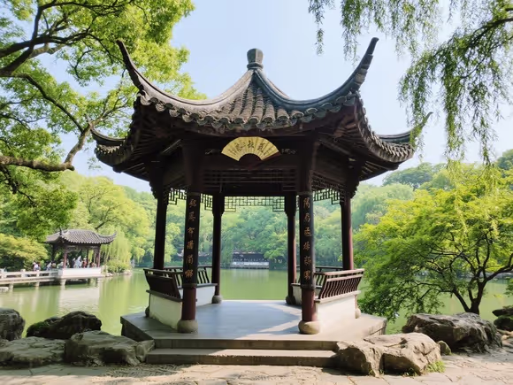 有个景点叫什么扇亭