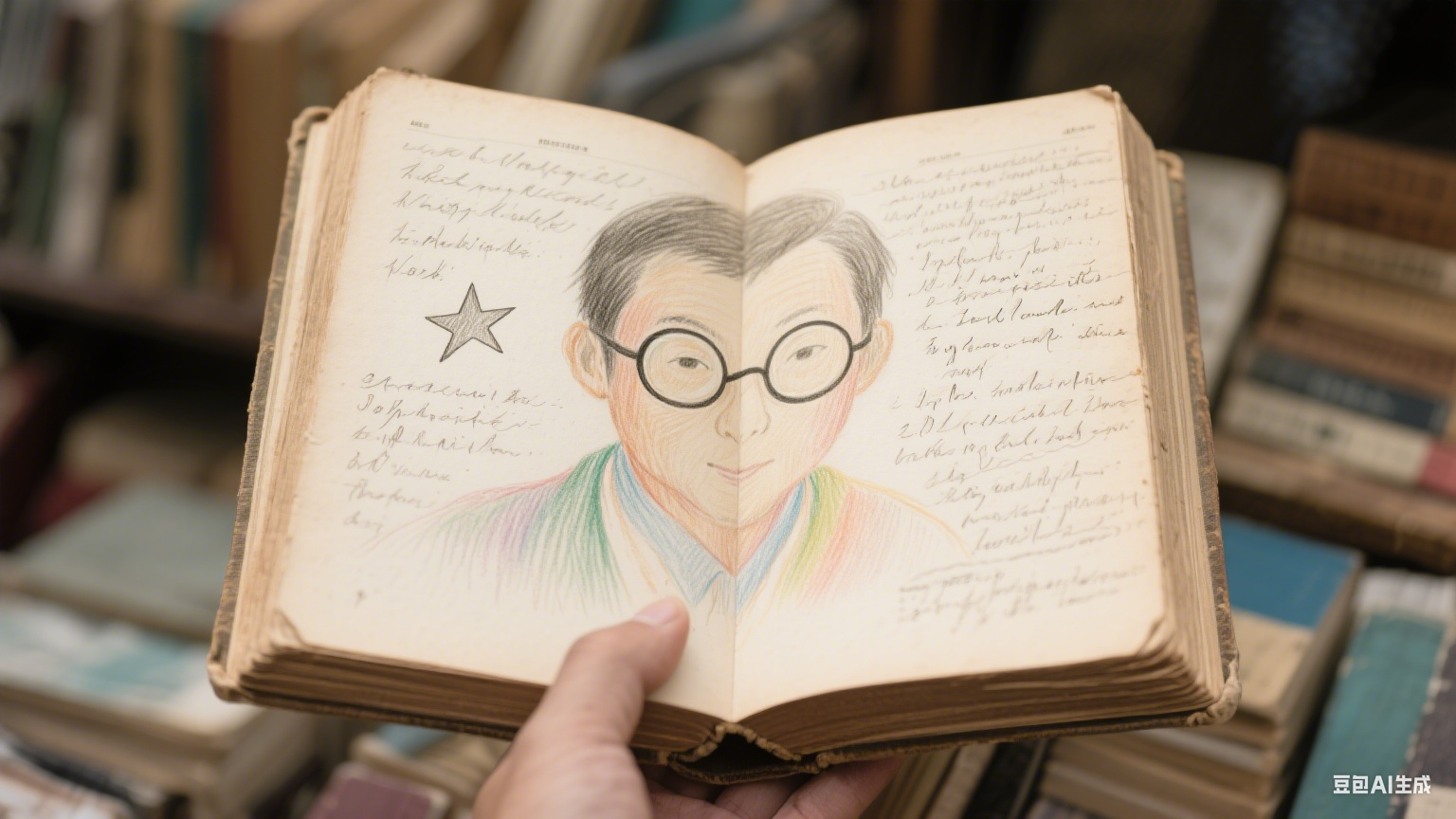 旧书里的时光褶皱