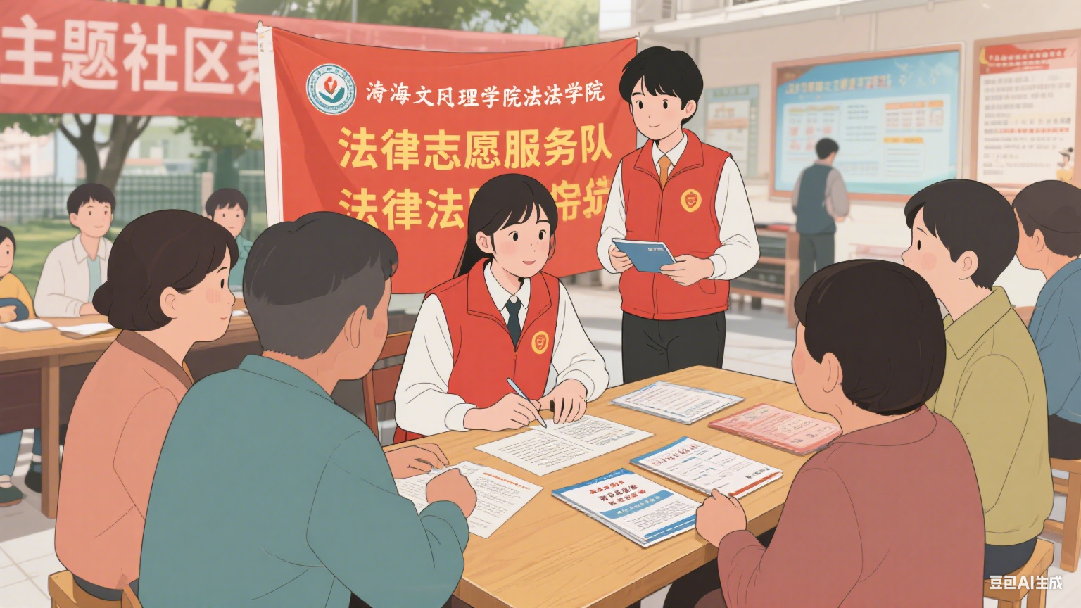 临港文理学院 “法律志愿服务队” 进社区 提供法律咨询 500 余次