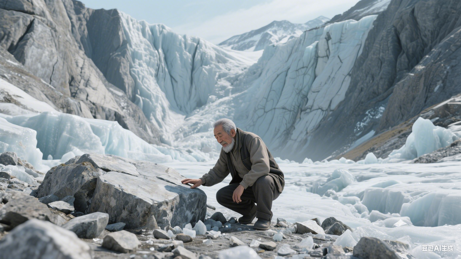 雪山上的神秘凹陷：冰斗的千万年传奇