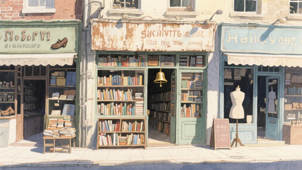 街角旧书店：时光褶皱里的纸页芬芳