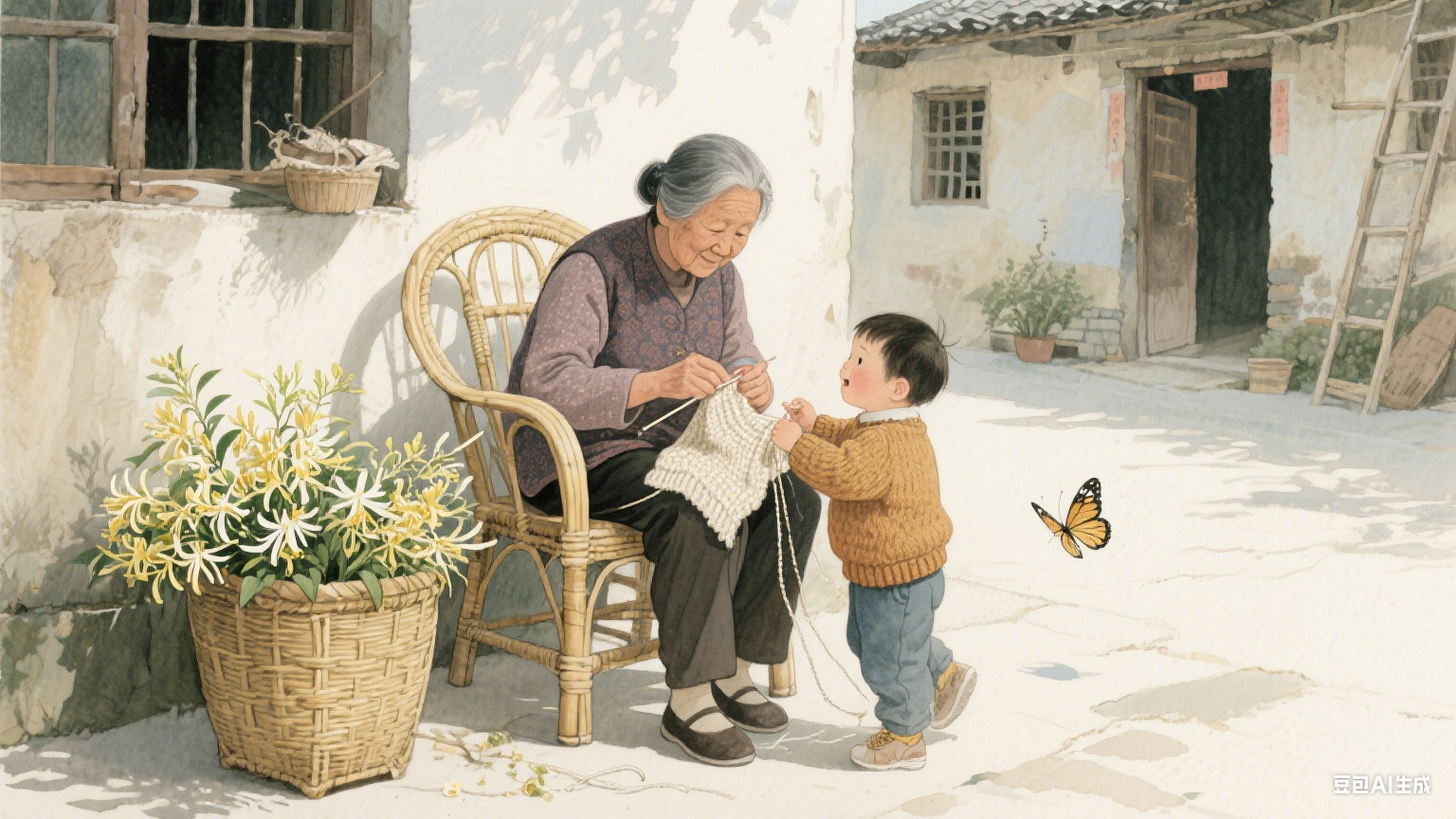 外婆的老藤椅，藏着我半生的暖