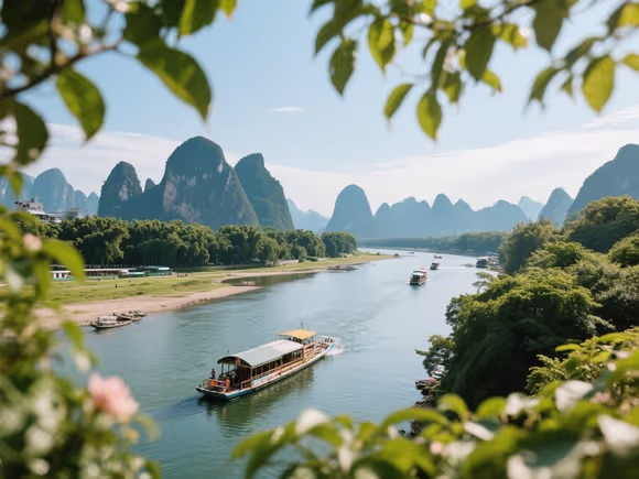 著名的景点有什么河水