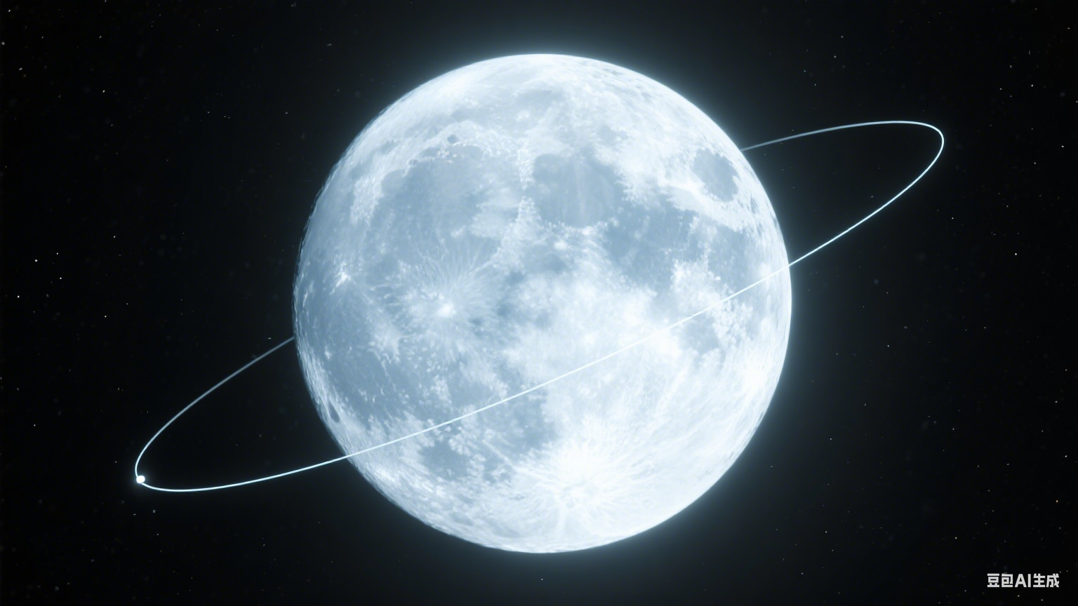 月球公转：宇宙中地球卫星的恒定舞步