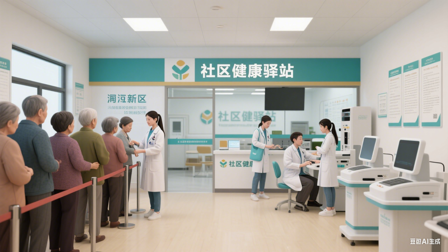 社区健康驿站” 运营 医学院师生月服务 2000 人次
