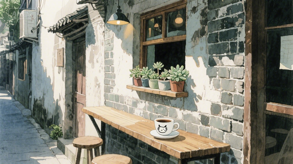 巷尾的时光容器：藏在青砖灰瓦间的老咖啡馆
