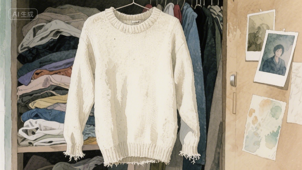 旧毛衣里的时光褶皱