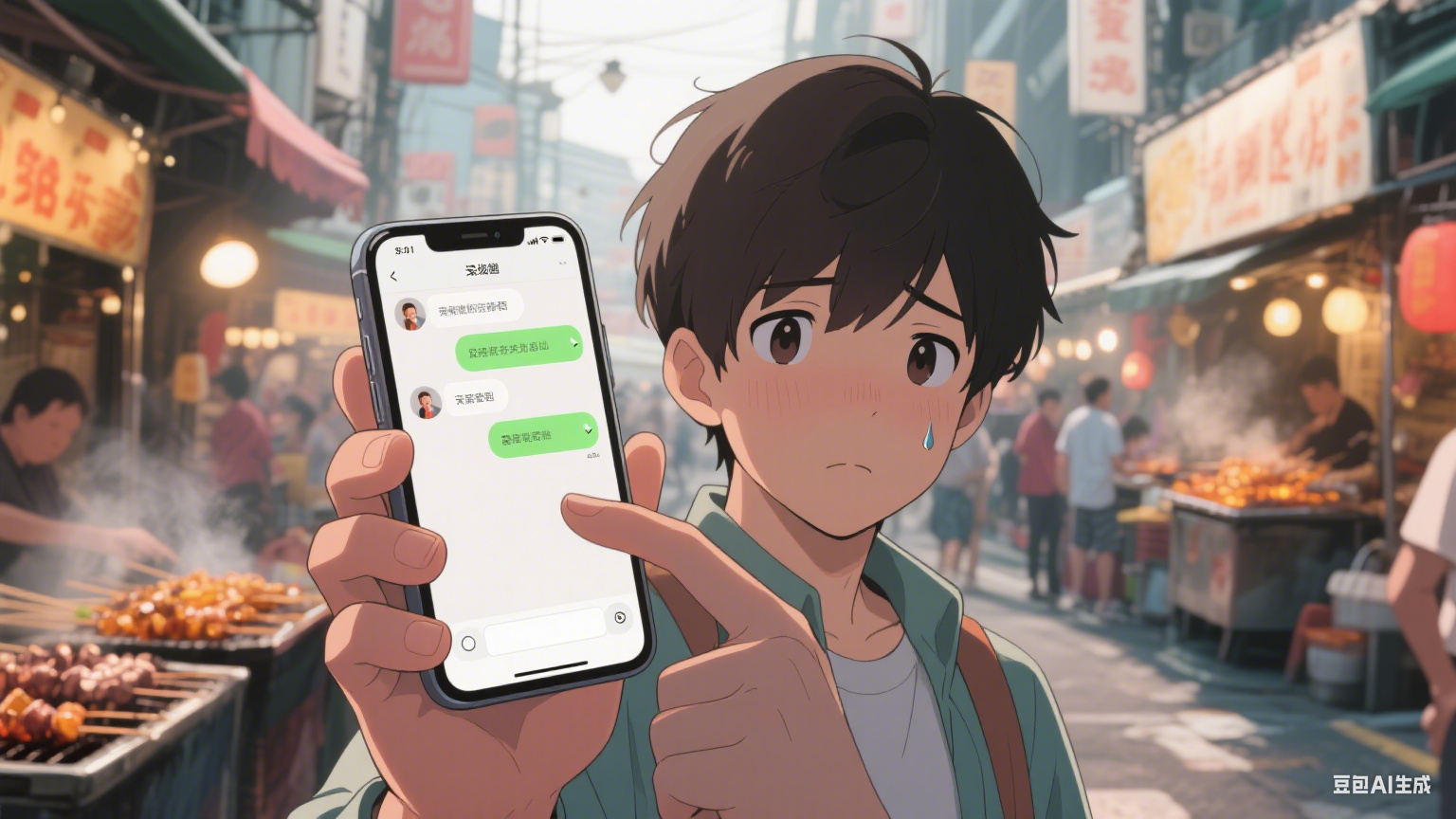 傍晚的阳台与未读消息