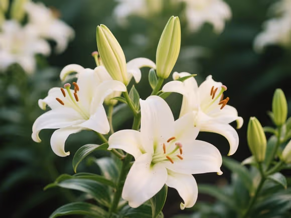 百合花几点钟开花