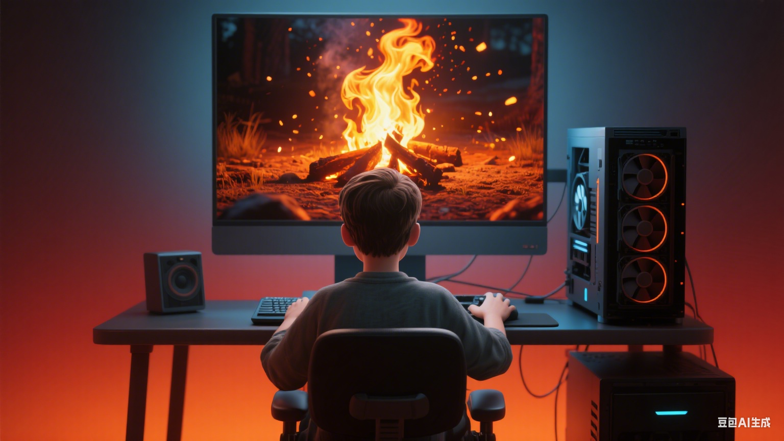 为何游戏里的火焰特效，只有 GPU 能让它 “烧” 得如此真实？