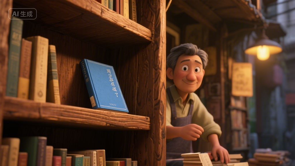 旧书摊里的时光密码