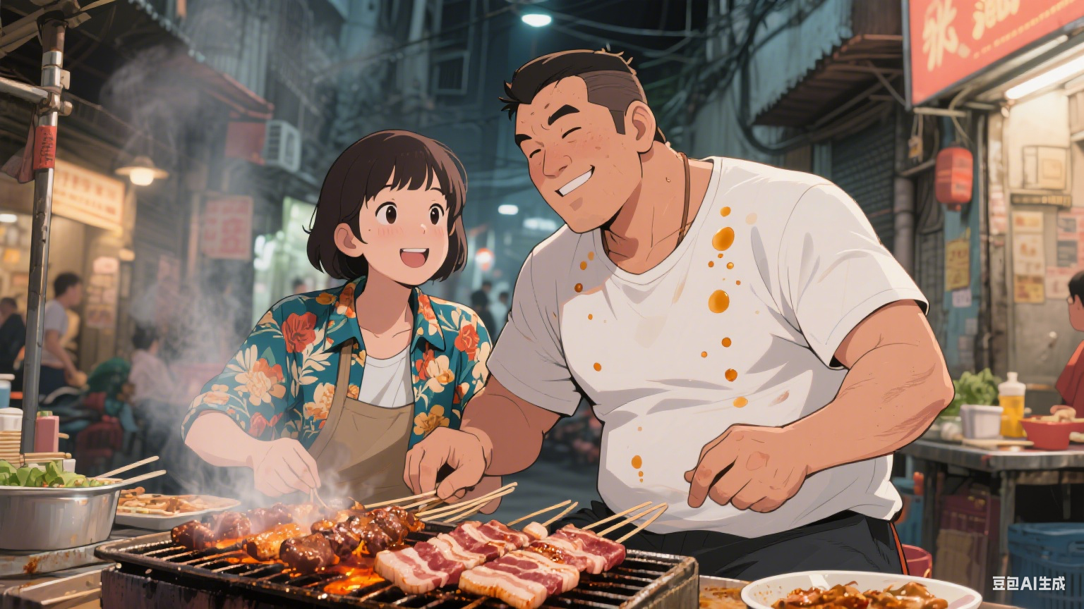 当夜市摊老板开始凡尔赛，我的减肥计划成了笑话