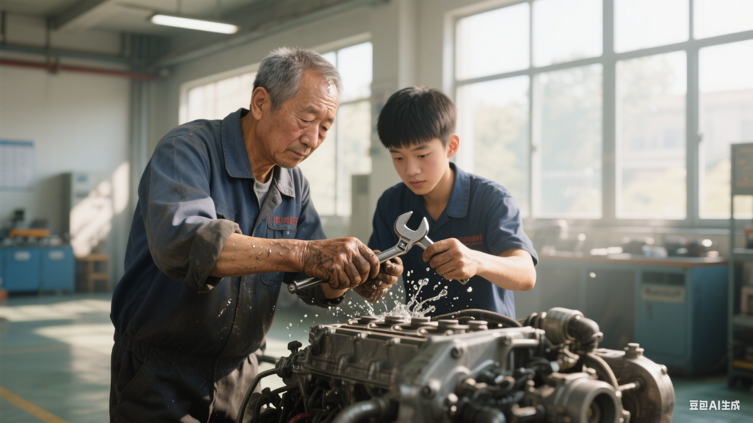 拧动命运的扳手 —— 汽修房里的青春答卷