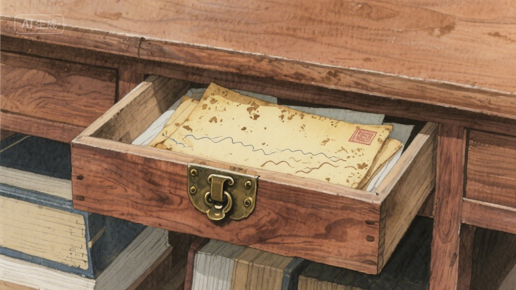 旧书信里的时光褶皱