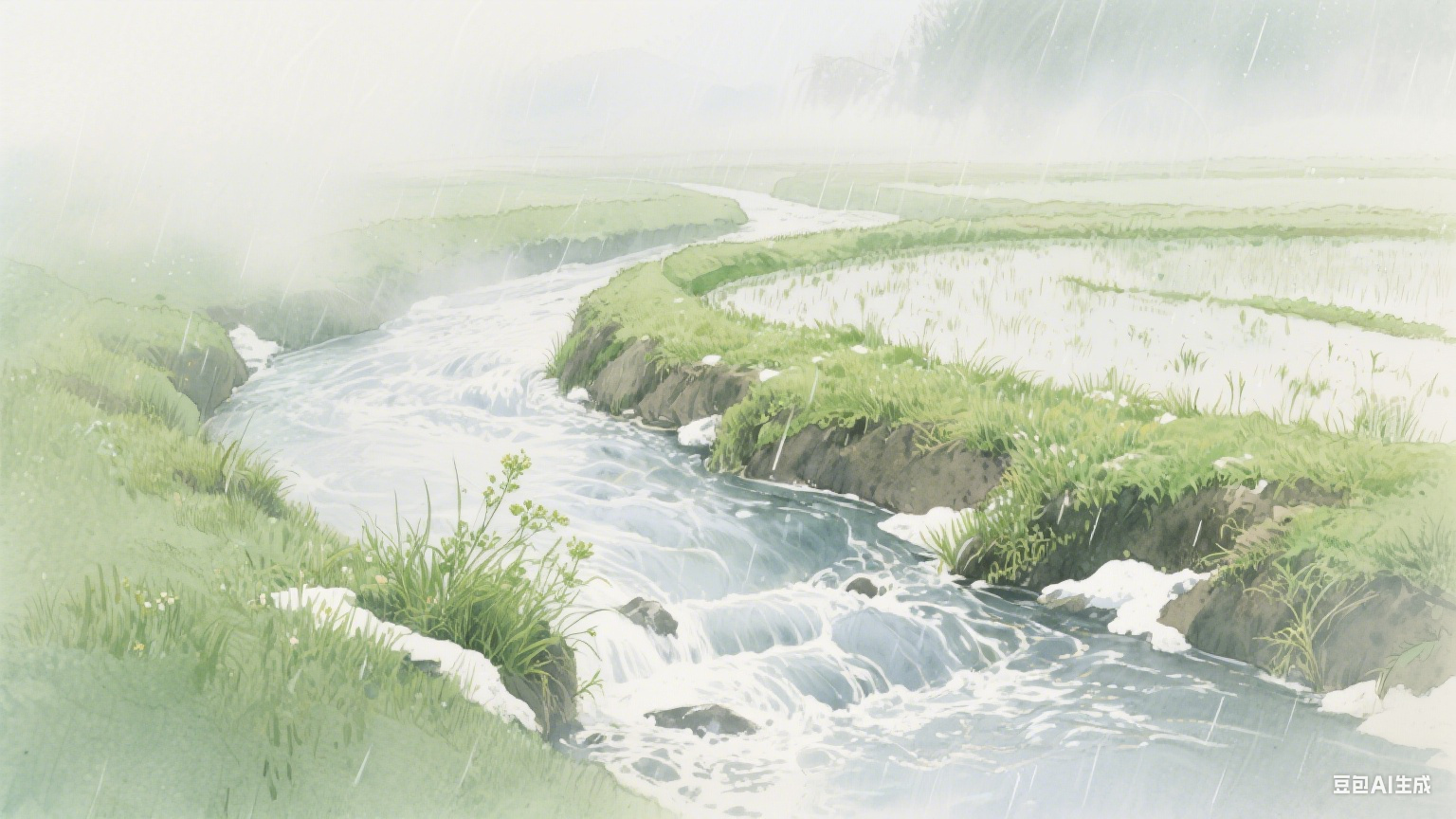 水灵灵地，浸润时光的温柔