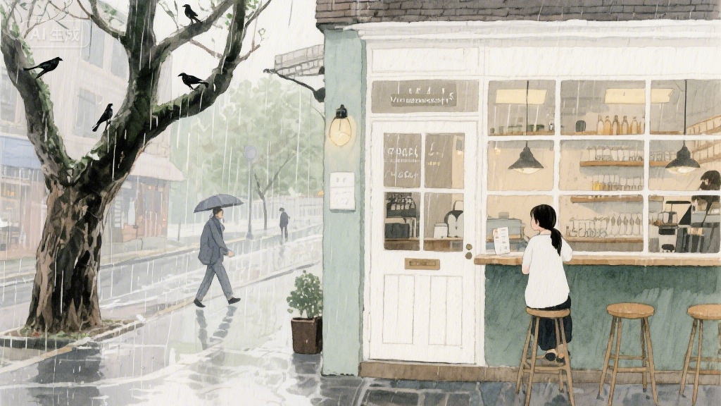 街角那间咖啡馆，藏着多少不慌不忙的时光