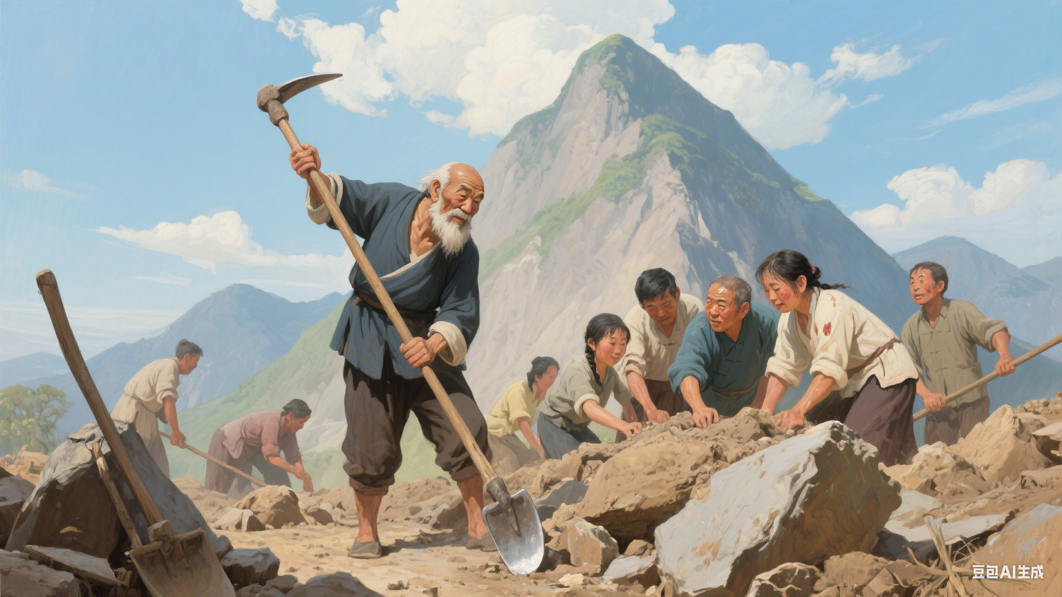 愚公移山：穿越千年的精神图腾